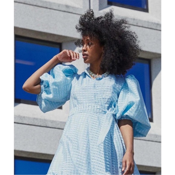 Stine Goya Chinie MIDI Wrap Dress Sz XS - Picture 2 of 11